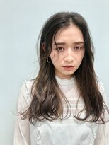 ナチュラルストレートココアブラウン艶カラー