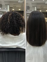 エスカーラ 表参道(THE ESCALA)&nbsp;店長相田こだわりの縮毛矯正。癖毛で真剣に悩んでいる方は是非。