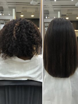 エスカーラ 表参道(THE ESCALA) 店長相田こだわりの縮毛矯正。癖毛で真剣に悩んでいる方は是非。