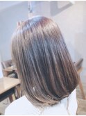 【美シルエット】重めボブ