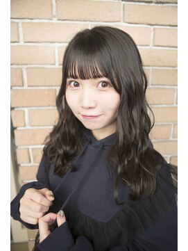 サロンドミルク 原宿(salon de MiLK) 【salon de MiLK 原宿】つやつやウェーブ×スモーキーベージュ