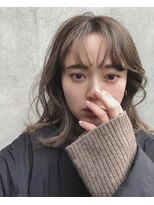 ベル 銀座5丁目店(Belle)&nbsp;くびれのある小顔ミディアム×グレージュ《表参道》