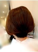 前下がりショートボブ