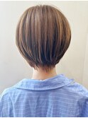 丸みショート/髪質改善/ベージュ/透明感/20代30代40代50代