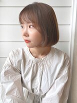 オーロ 緑地公園店(ORO)&nbsp;ベージュカラーで重すぎないボブ！