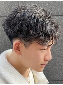 波巻きパーマ/メンズカット/フェード/ツイストスパイラル