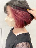インナーカラーイヤリングカラーハイトーン×韓国【横浜】