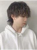ツイストスパイラルパーマ ウルフ メンズ 名古屋 眉毛