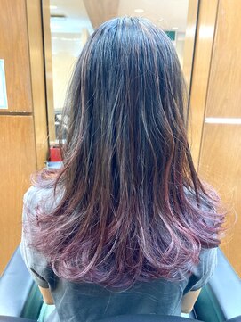 ウカ(UKA) 憧れ！愛されピンクのバレイヤージュ☆