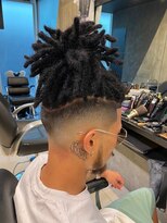 ビンゴ(BINGO)&nbsp;1799渋谷メンズカットスキンフェードブラックヘアバーバー