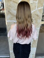 ローゼル(roselle)&nbsp;グラデーションカラーピンクベージュ