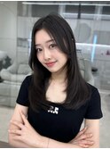 韓国風ミディアムレイヤーカット