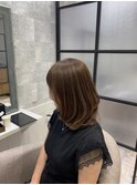 白髪ぼかし/白髪改善カラー/ショート/透明感カラー/脱白髪染め