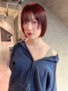 ルート 南堀江(route) 垢抜けレイヤーボブ