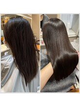 【超低アルカリ縮毛矯正×ULTOWA &TOKIOトリートメント】