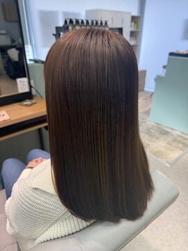 ブレイク 静岡掛川店(BREK) オリーブブラウン/似合わせカット