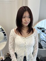 シティーバイローウェ 表参道(City/louwe)&nbsp;ミディアムレイヤー／レッドブラウン