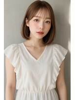 シュエール(Chuaile) 大人可愛いショートボブ☆透明感アッシュ☆