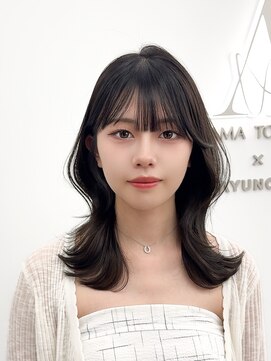 アマトウキョウスマートサロン(AMA TOKYO×Smart Salon) くびれミディ/トレンド韓国ヘア/くびれ巻き/レイヤーカット