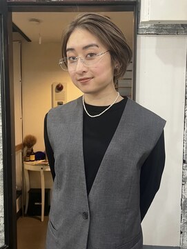 エシカ(ethica) 【ethica_南船場】greige×short hair