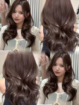 サイン 渋谷(SIGN) 艶髪/ワンホンヘア/グレージュ/ダブルケアカラー