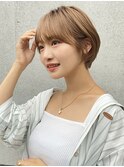大人かわいいコンパクトショートハイトーン20代原宿