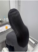 美髪縮毛矯正/黒髪ロング