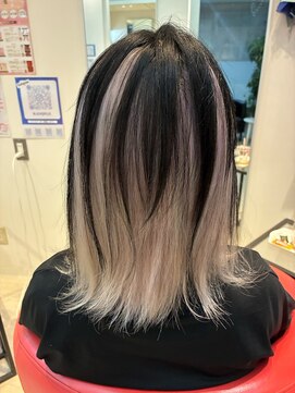 ヘアーリゾートラシックアールプラス(hair resort lachiq R+) 《R＋》ミディアムボブ/デザインカラー