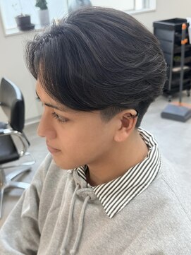 シーフ 千葉(Cyf) MEN’S HAIR/千葉駅/センターパート/曲がる縮毛矯正/齊藤大樹
