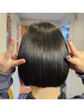 ヘアーメイクデコトウキョウ 鹿児島 天文館店(hair make Deco.Tokyo) 植物性オーガニックヘナカラーでハリコシツヤに　#ヘナカラー