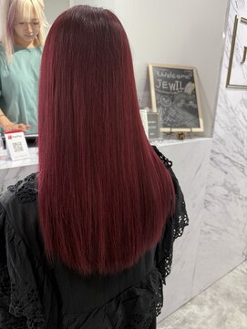 ジュイル シブヤ(JEWIL SHIBUYA) ブリーチなしピンクカラー