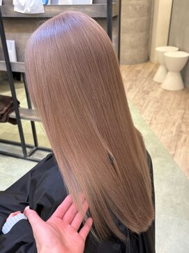 ルーブ トウキョウ(Loob. TOKYO) 初めてブリーチ◎ 【ミルクティーグレージュ】