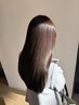 【髪質改善にも◎】カット＋イルミナカラー＋質感ストレート