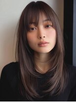 ラ ブーケ 大垣店(La Bouquet)&nbsp;ダークパープル/ナチュラルショート/ミルクブラウン/夏/大垣