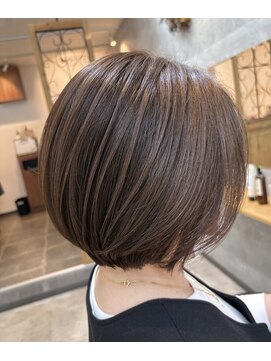 サロン ド クレア(salon de CLEA) 丸みショートボブ