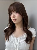 くびれ巻き/レイヤー/似合わせカット/韓国ヘア