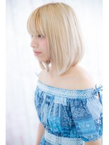 ミック ヘアアンドビューティー 大山店(miq  Hair&Beauty)&nbsp;一目置かれる☆ハイトーンミディ