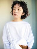 ＜puf＞ショートボブパーマ