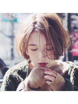 ミット バイ ツリー 吉祥寺(mit by tree) 大人ハイライトカラーペールベージュコンマヘアボブ