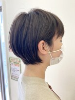 アメイジングヘアー 中沢店(AMAZING HAIR)&nbsp;【AMAZING HAIR中沢店/鳥越】大人可愛い 丸みショート/透明感
