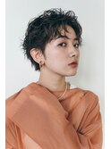 カーリークールショート／マロンベージュ