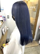カラット 堺東(CARAT)&nbsp;ネイビーブルー/ブルーブラック/髪質改善トリートメント