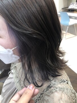 アプシー 三田駅前店(Apsee) イヤリングカラー×ラベンダー