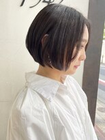 ニット 銀座(knit)&nbsp;《knit銀座》大人黒髪20代30代40代ショートボブ丸み前下がり