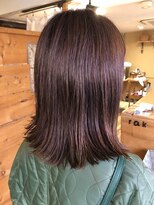 ラクヘアー 明大前(rakhair)&nbsp;バーガンディカラー