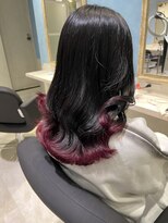 アソビセカンド 原宿(ASOBI 2nd)&nbsp;裾カラー　20代/30代/グラデーション