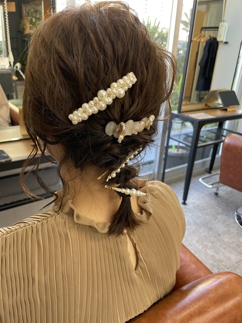 【clomus】パーティーヘアセット