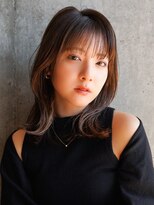 ラフィス ヘアー ヴォーグ 天王寺あべの店(La fith hair vogue)&nbsp;【La fith】ココアブラウン×くびれミディアム