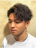波巻きパーマ波巻きスパイラルパーマツイストスパイラルパーマ　