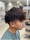 ツイストスパイラル/メンズカット/マッシュ